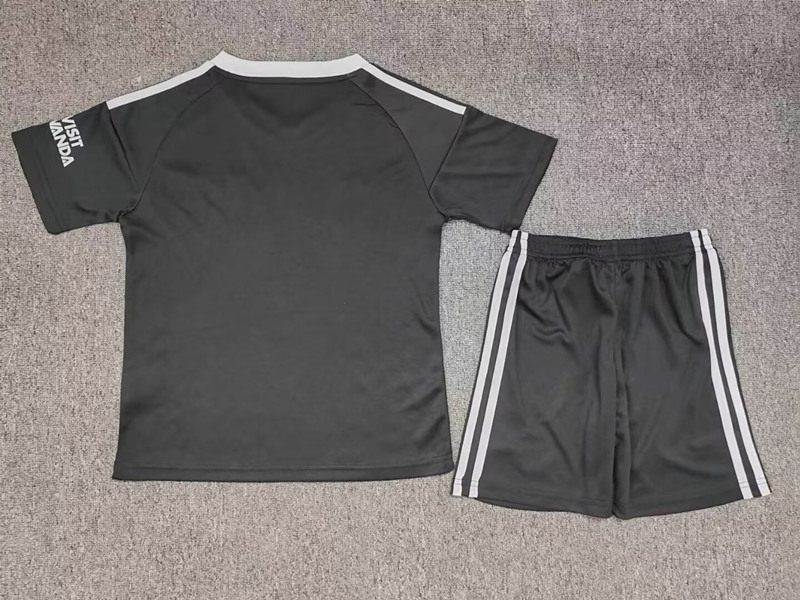 2024-2025 Arsenal Goalkeeper Black Kids/Youth Soccer Uniform-6850