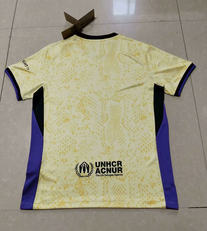 (S-4XL) 2024-2025 Special Version Barcelona Yellow Thailand Soccer Jersey AAA-9755