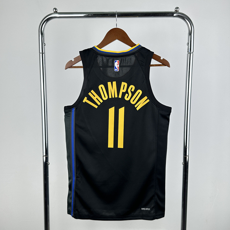 2025 Flying Man Edition Golden State Warriors Black #11 NBA Jersey-311
