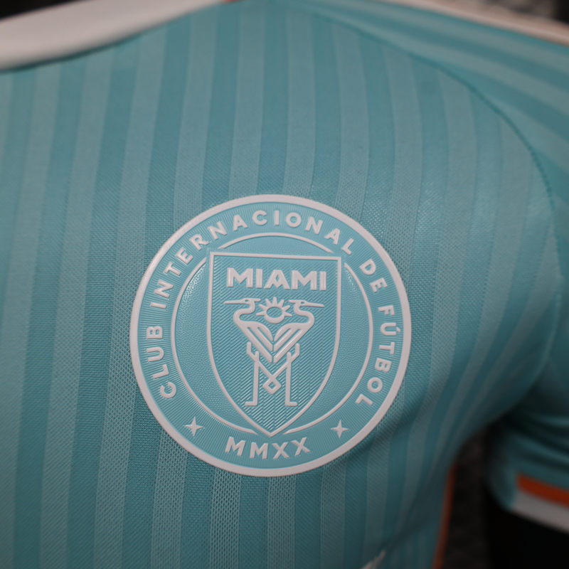 Player Version 2024-2025 Inter Miami CF 2nd Away Light Blue Thailand Soccer Jersey AAA-888