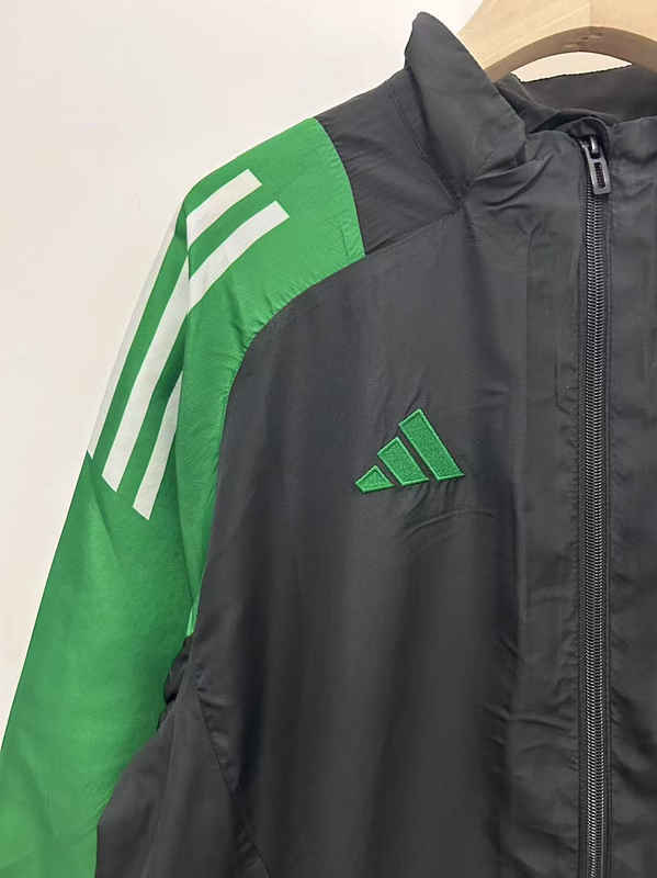 (S-3XL) 2025-2026 Arsenal Red&Green Thailand Trench Coats-0255