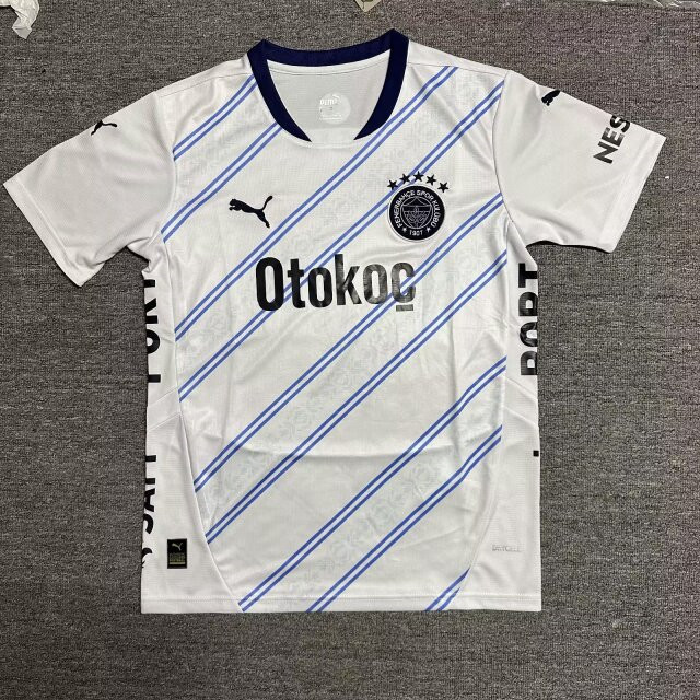 (S-4XL) 2024-2025 Fenerbahçe Away White Thailand Soccer Jersey AAA-2386