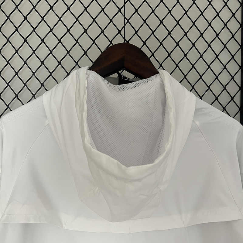 2024 Brazil White Reversible Trench Coats With Hat-0255