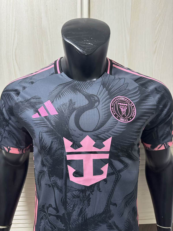 Player Version 2025-2026 Inter Miami CF Black Thailand Soccer Jersey AAA-9812