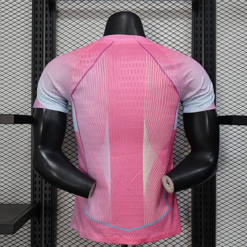 Player version 25-26 Barcelona Pink Thailand Soccer Jersey AAA-888