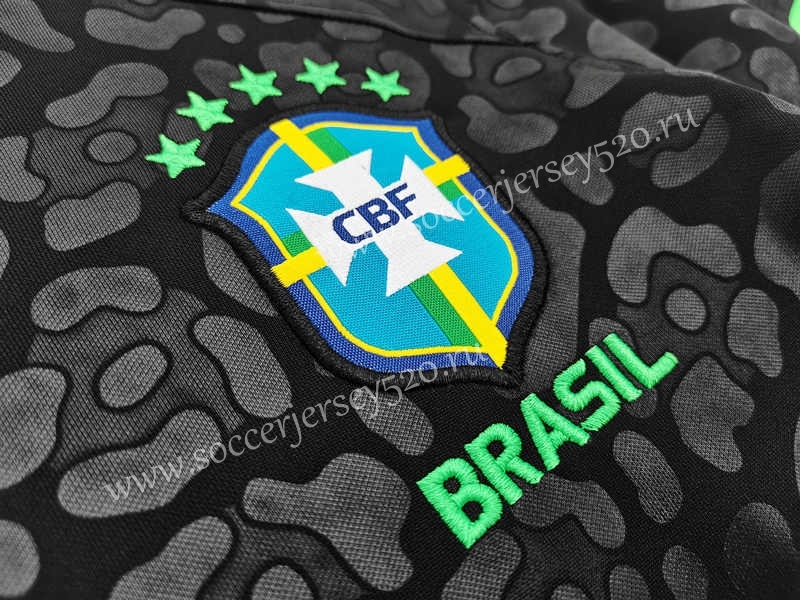 2022-2023 Brazil 2nd Away Black Thailand Women Soccer Jersey AAA-C1046
