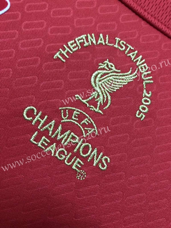 Retro Version 04-05 Liverpool Home Red Thailand Soccer Jersey AAA-811