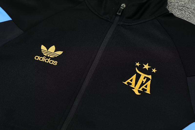 2024-2025 Argentina Black&Gray Thailand Soccer Jacket Uniform-4627