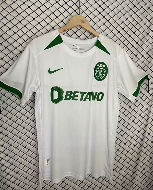 2024-2025 Commemorative Version Sporting Clube de Portugal White Thailand Soccer Jersey AAA-6032