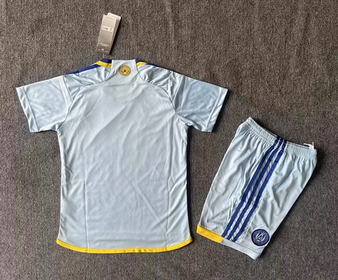 2024-2025 Atlanta United FC Away Light Blue Kids/Youth Soccer Uniform-8975