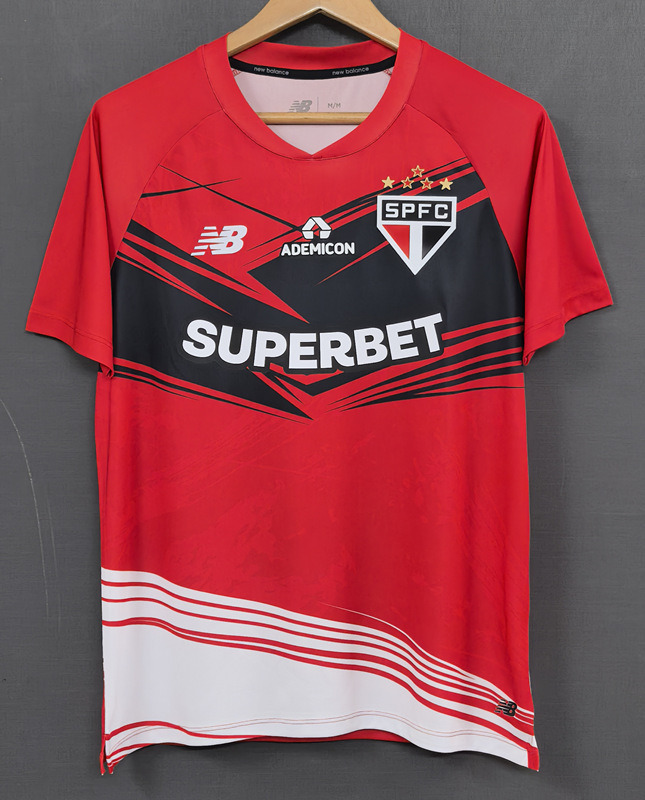 2025-26 Sao Paulo Futebol Clube Red Thailand Training Soccer Jersey AAA-1459