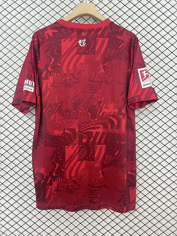 2024-2025 1. FC Kaiserslautern Home Red Thailand Soccer Jersey AAA-2044