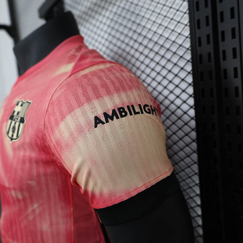 Player Version 2024-2025 Special Version Barcelona Pink Thailand Soccer Jersey AAA-888