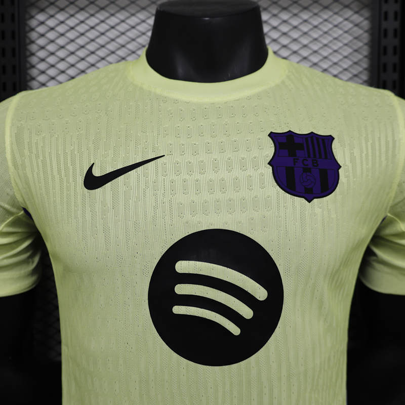 Player Version 2024-2025 Barcelona Yellow Thailand Soccer Jersey AAA-888