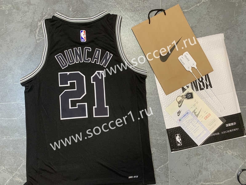 2023 Declaration Edition AJ San Antonio Spurs Black #21 NBA Jersey-SN