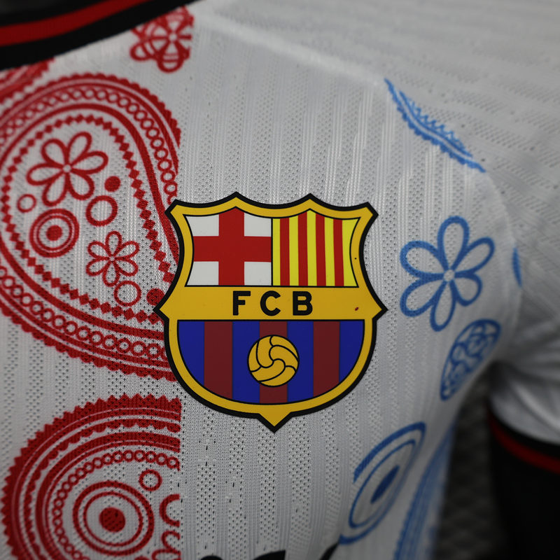 Player Version 2024-25 Special Version Barcelona White Thailand Soccer Jersey AAA-888