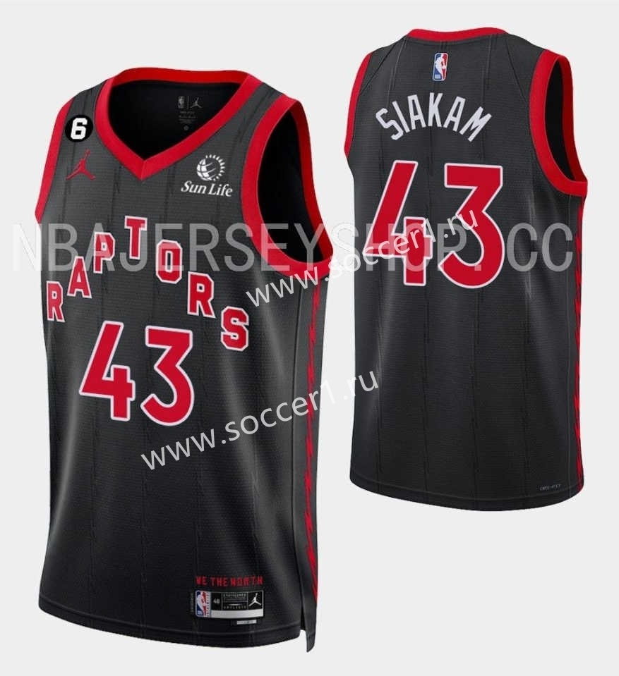 2023 Declaration Edition Toronto Raptors Black #43 NBA Jersey-SN
