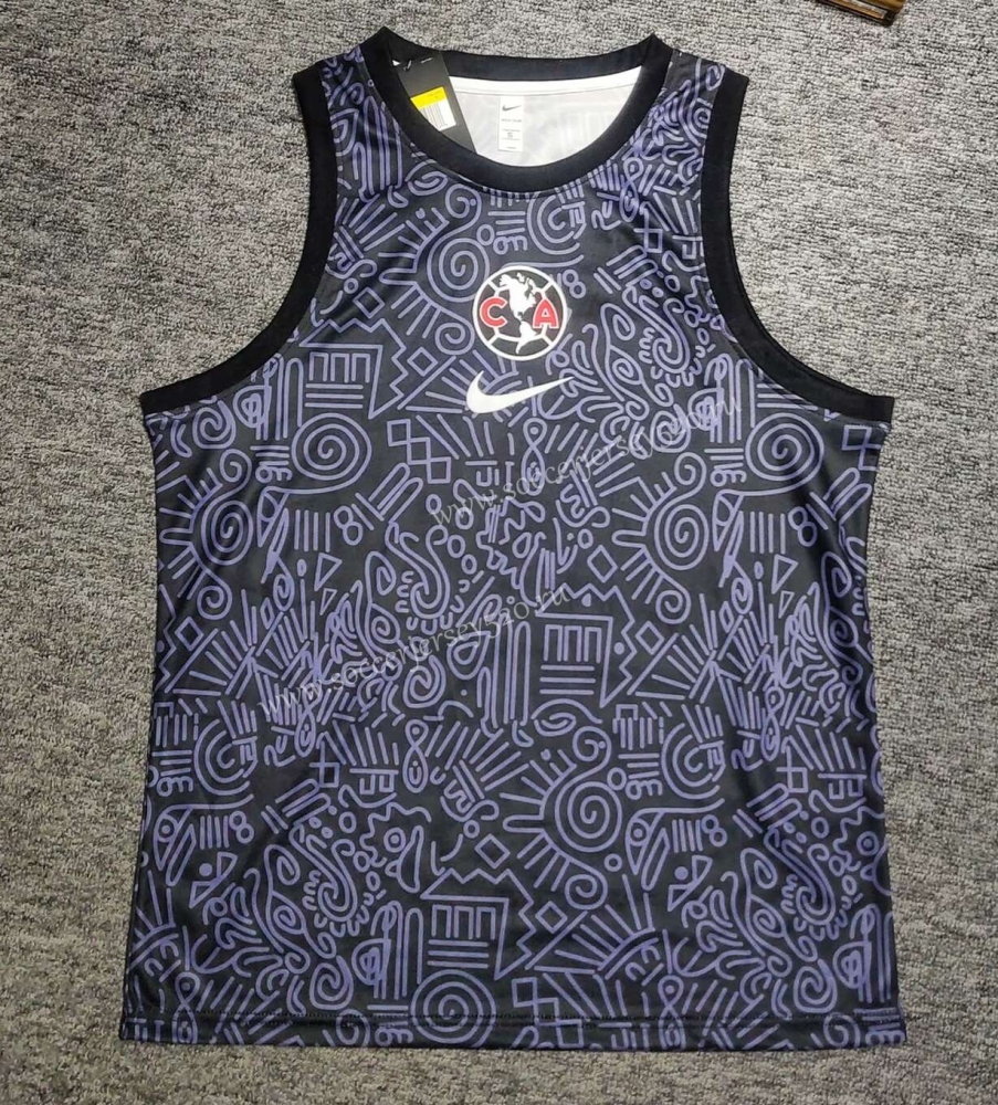 2021-2022 Club América Blue Thailand Soccer Vest-512