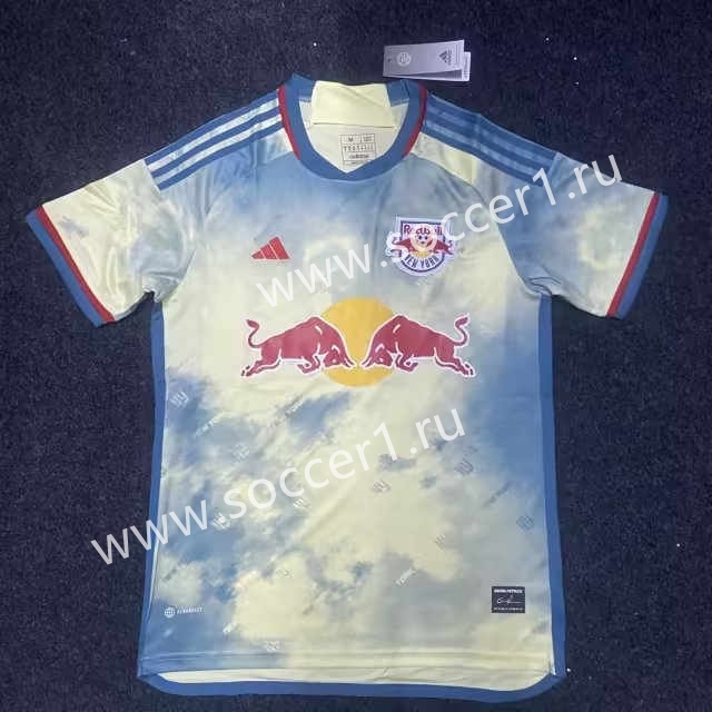 (S-4XL) 2023-2024 New York Red Bulls Home Yellow Thailand Soccer Jersey AAA-0871