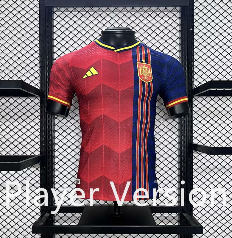 Player Version 2024-2025 Special Version Spain Red Thailand Soccer Jersey AAA-5982