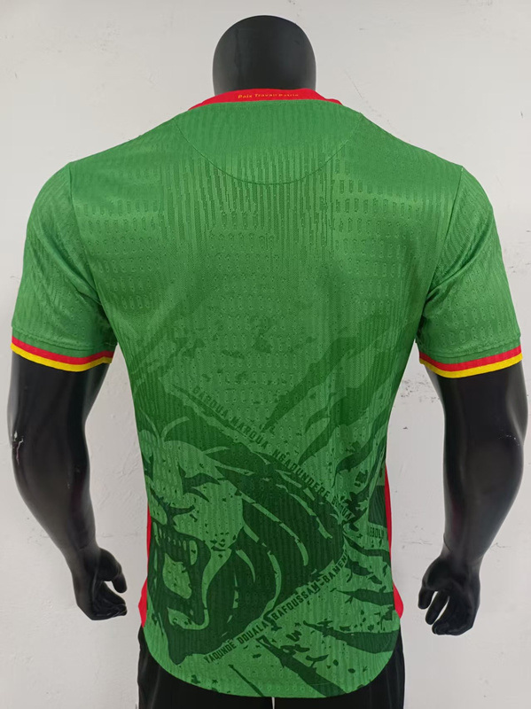 Player version 2025-2026 Cameroon Home Green Thailand Soccer Jersey-1959