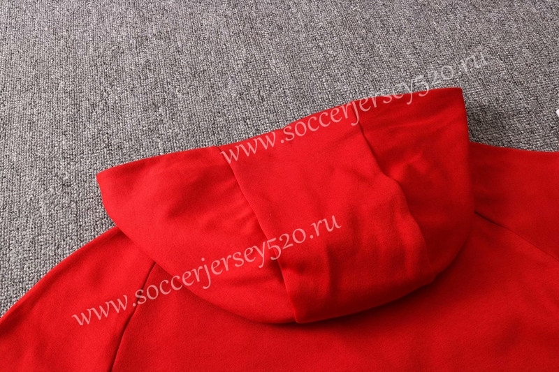 2020-2021 Nike Red Thailand Soccer Jacket Uniform With Hat-815