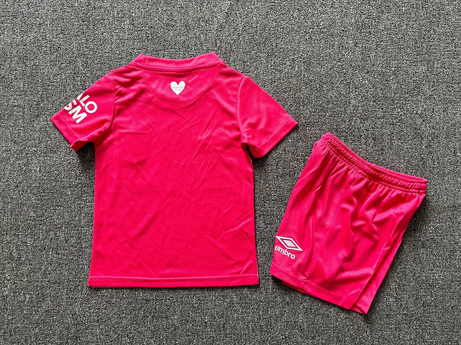 2024-2025 Ipswich Town 2nd Away Pink Kids/Youth Soccer Uniform-7809