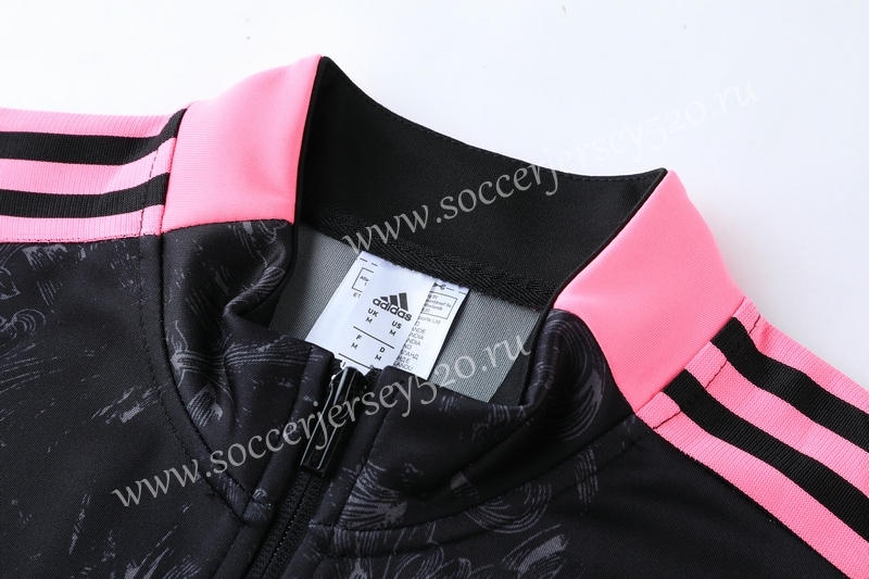 2021-2022 Real Madrid Black Ribbon Thailand Soccer Jacket Uniform-LH