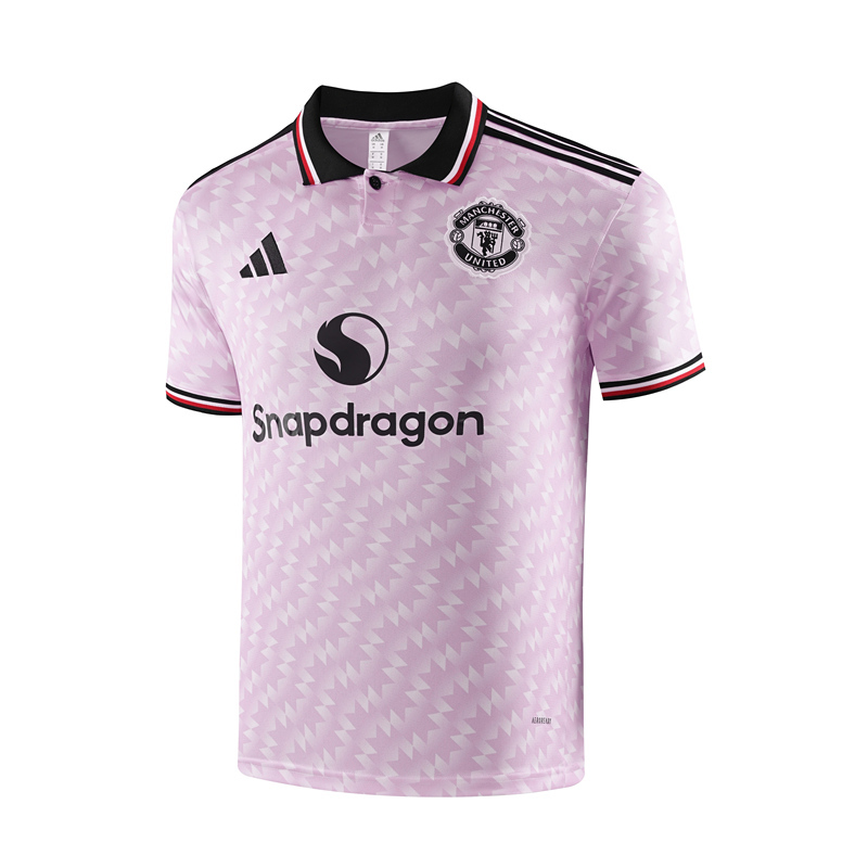 2025-2026 Manchester United Pink Thailand Polo Shirt-418