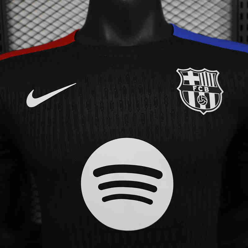 Player Version 2025-2026 Special Version Barcelona Black Thailand Soccer Jersey AAA-888