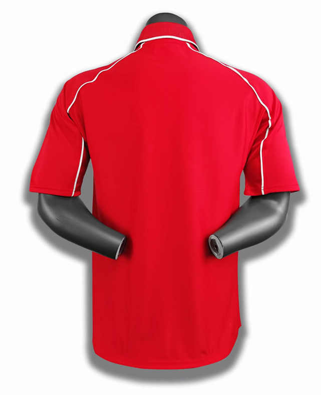 Retro Version 2000-2001 Liverpool Home Red Thailand Soccer Jersey AAA-C1046
