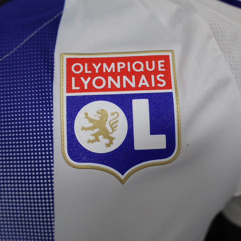 Player Version 2024-2025 Olympique Lyonnais Home White Thailand Soccer Jersey AAA-888