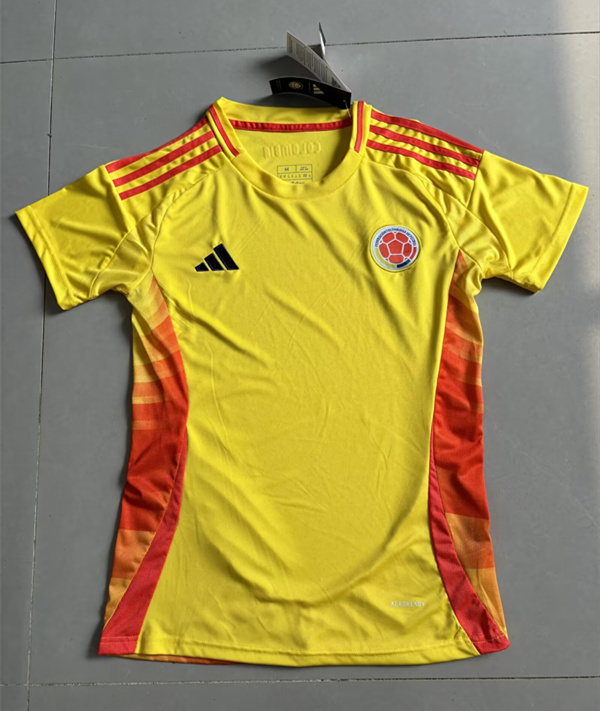 2024-2025 Colombia Home Yellow Women Thailand Soccer Jersey AAA-6032