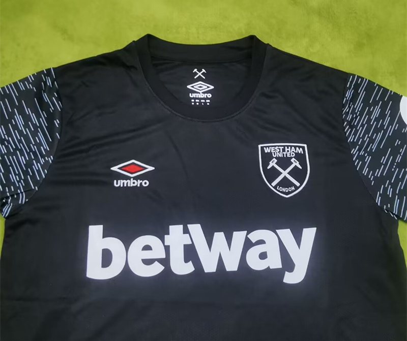2024-2025 West Ham United 2nd Away Black Thailand Soccer Jersey AAA-9755