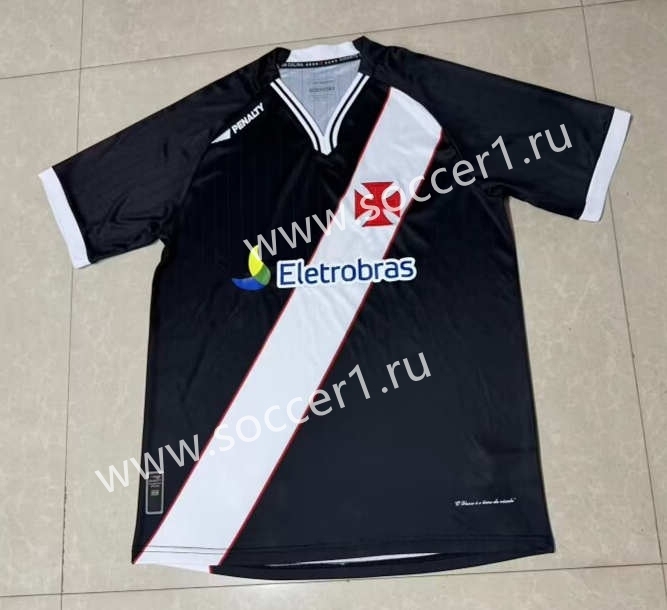 Retro Version 2010 CR Vasco da Gama Home Black Thailand Soccer Jersey AAA-0009