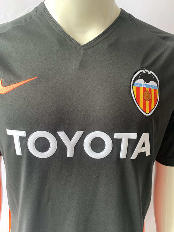 Retro Version 06-07 Valencia Away Black Thailand Soccer Jersey AAA-503