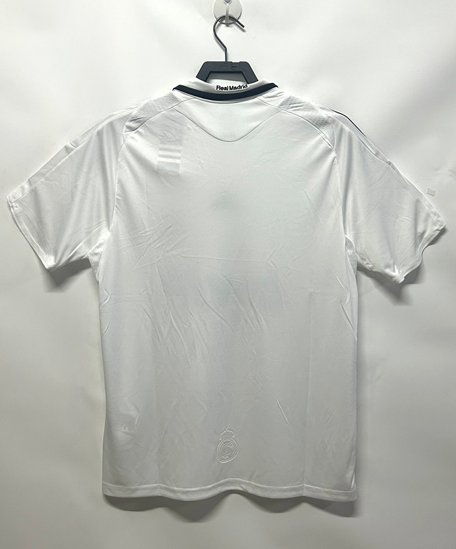 Retro Version 08-09 Real Madrid Home White Thailand Soccer Jersey AAA-811