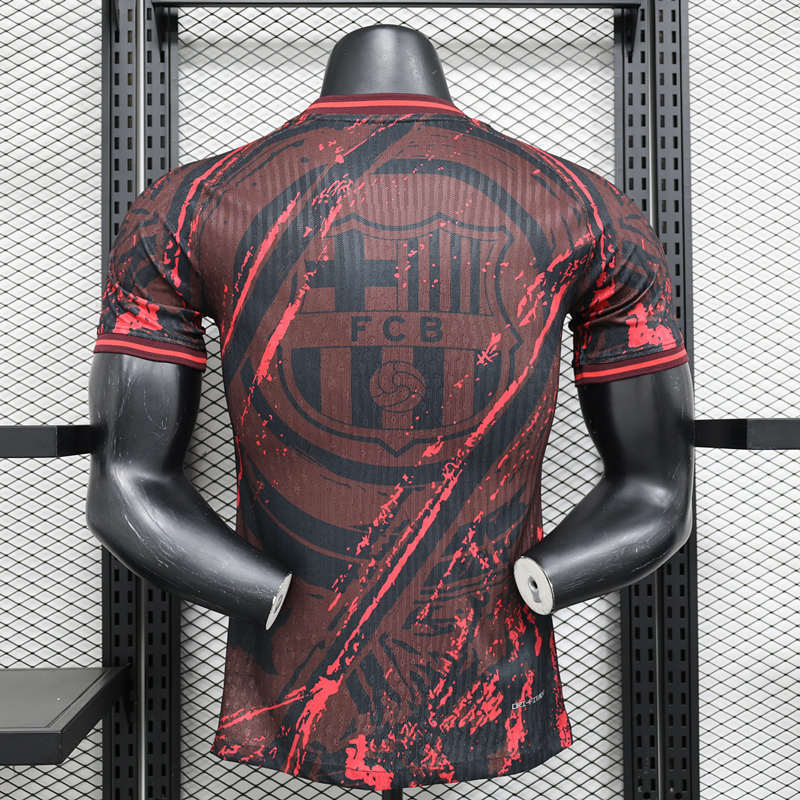 Player Version 2024-2025 Special Version Barcelona Black&Red Thailand Soccer Jersey AAA-888