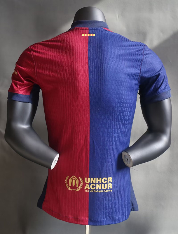 (S-3XL) Player Version 2024-2025 Barcelona Home Red&Blue Thailand Soccer Jersey AAA-518