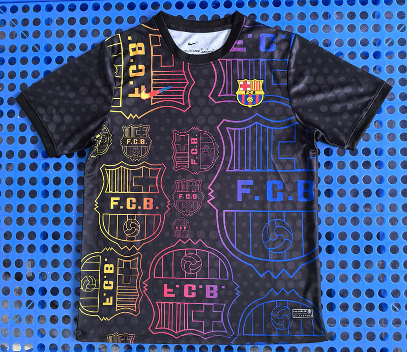 2025-26 Concept version Barcelona Black Thailand Soccer Jersey AAA-2733