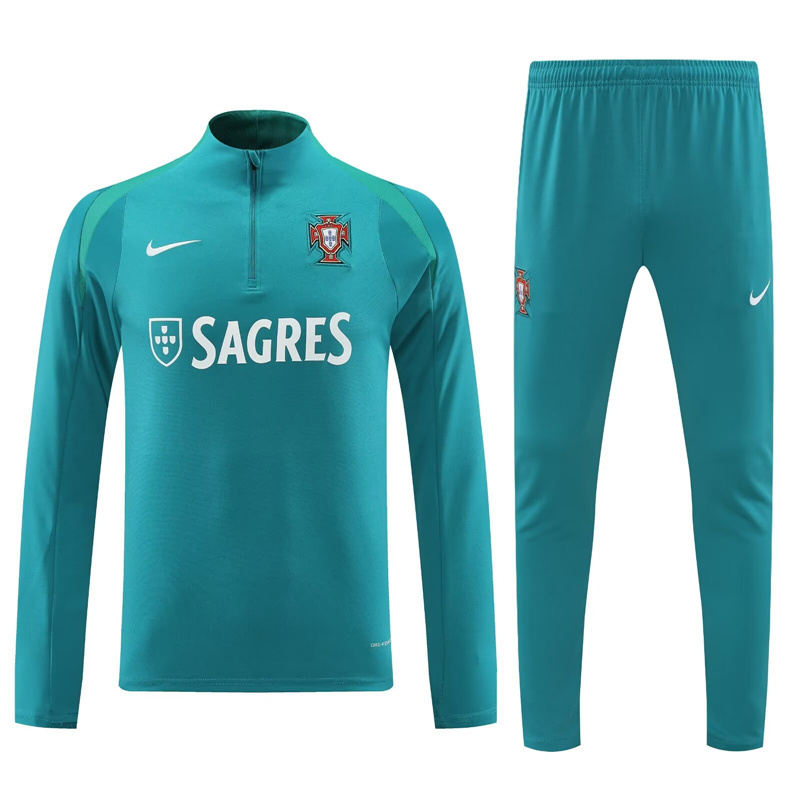 2024-2025 Portugal Green Thailand Soccer Tracksuit-4627