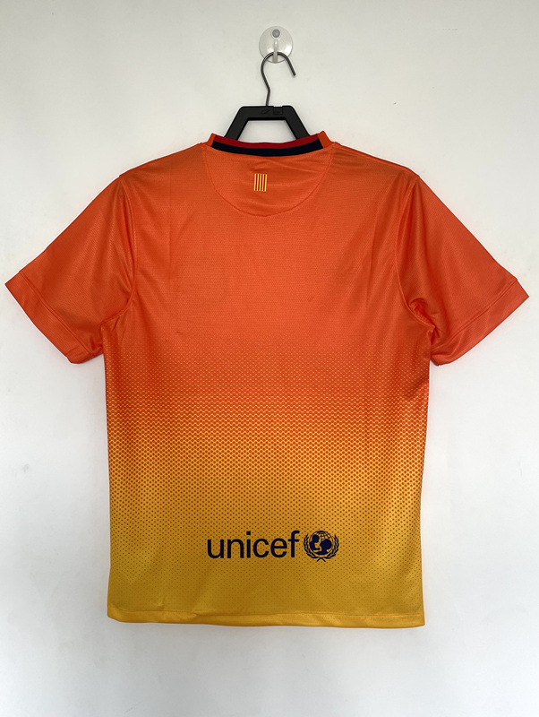 Retro Version 12-13 Barcelona Away Grange Thailand Soccer Jersey AAA-811