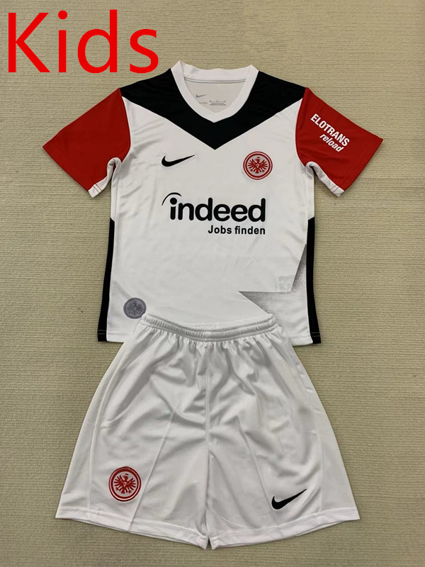 2024-2025 Eintracht Frankfurt Home White Kid/Youth Soccer Uniform-AY