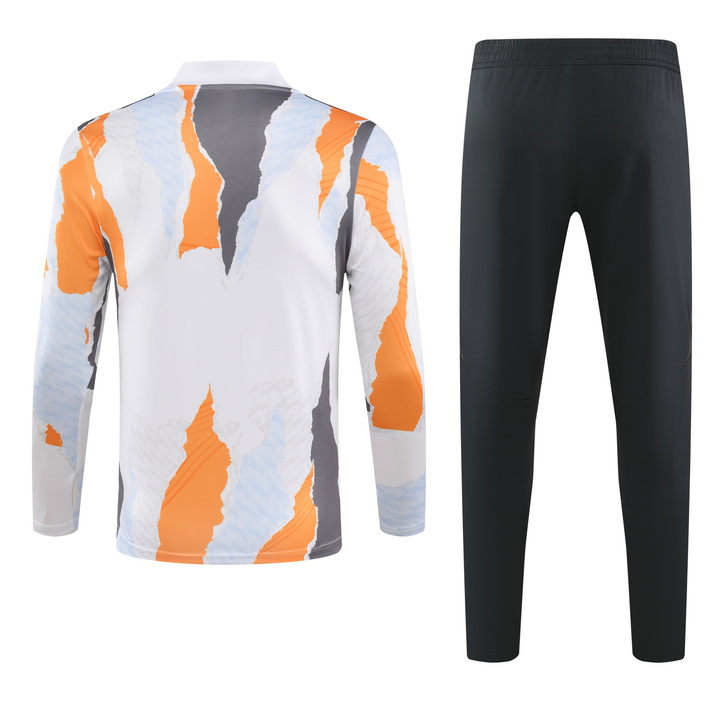 (S-3XL) 2024-2025 Real Madrid Yellow&Blue&Gray Thailand Soccer Tracksuit-GDP