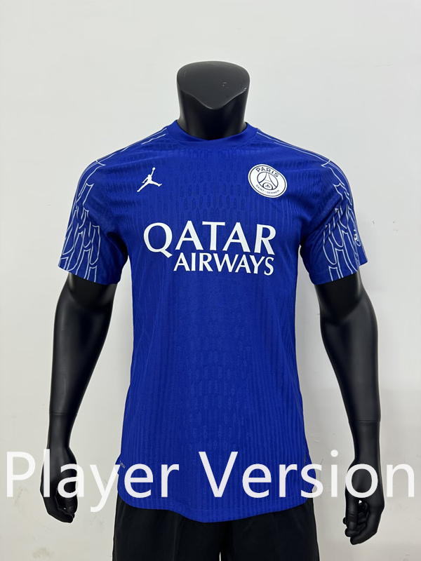 Player Version 2024-2025 Special Version Paris Blue Thailand Soccer Jersey AAA-4506