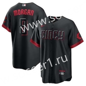2023 City Edition Cincinnati Reds Black #8 MLB Jersey