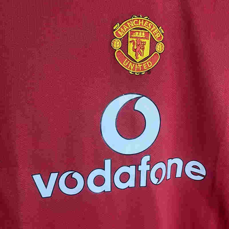Retro Version 04-06 Manchester United Home Red Thailand Soccer Jersey AAA-6590