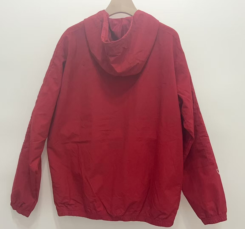 2024-2025 Adidas Red Thailand Trench Coats With Hat-0255
