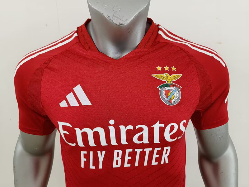Player Version 2024-2025 Benfica Home Red Thailand Soccer Jersey AAA-7959