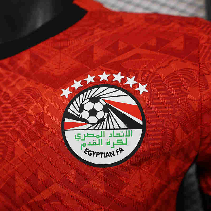 Player Version 2024-2025 Egypt Home Red Thailand Soccer Jersey AAA-888